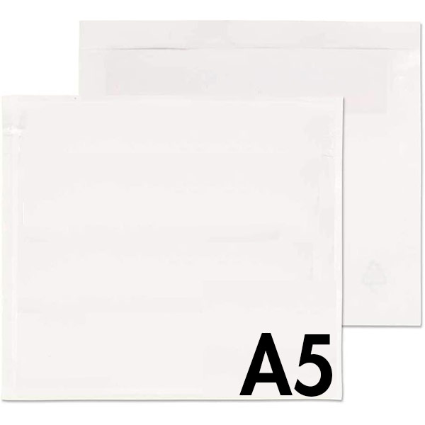 Doc Enclosed Printed Plain Package Window Adhesive Wallet A4,5,6,7 1000 500 - Picture 7 of 13