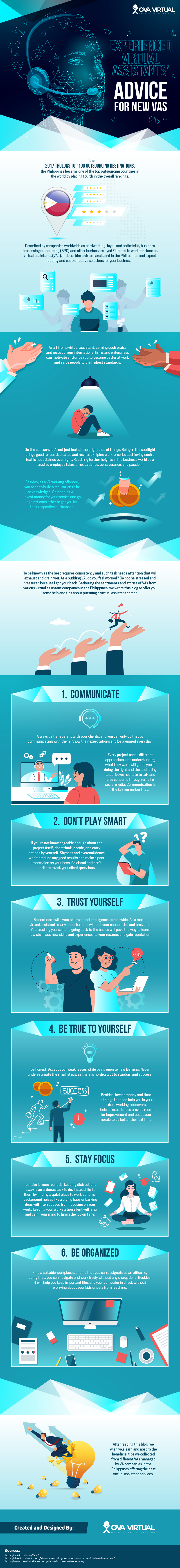 Experienced Virtual Assistants’ Advice for New VAs (Infographic)