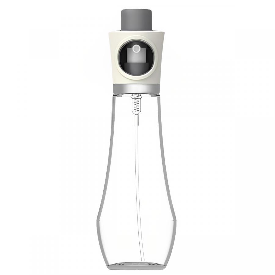 Dispensador de aceite en spray gris claro, 230ml