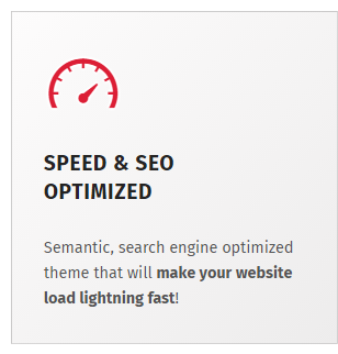 Speed and search engine optimized