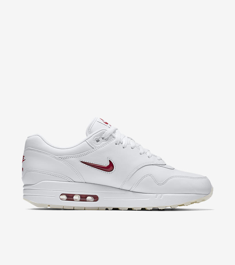 air max 1 jewel white red