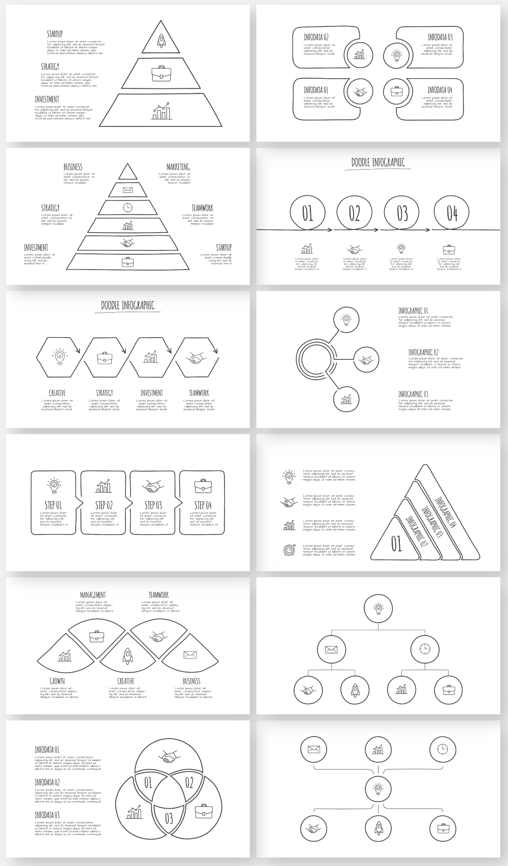 Multipurpose Infographics PowerPoint Templates v.5.4 - 198
