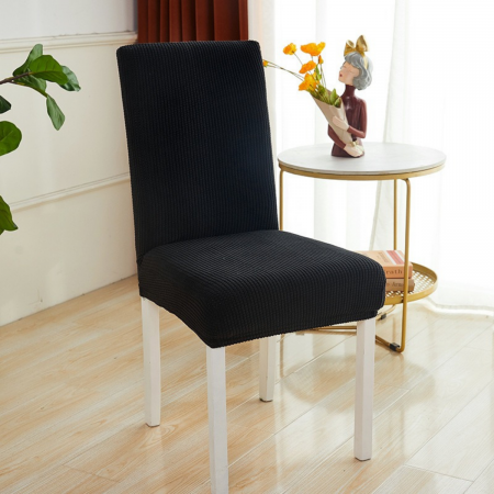 Funda para silla ajustable negro, poliéster