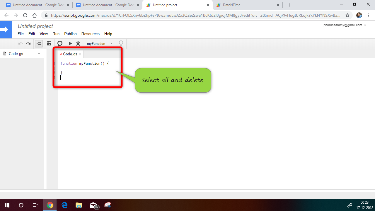 Google Docs: How to Insert Date and Time (Macro) 3