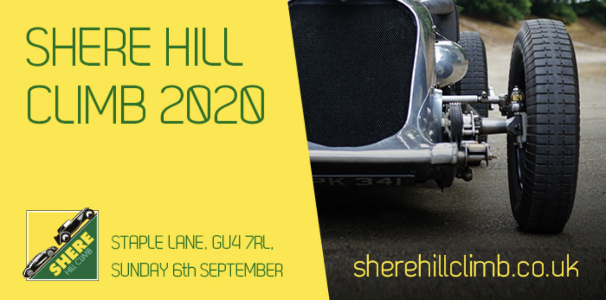 Entries now Open for Shere Hill Climb 2020