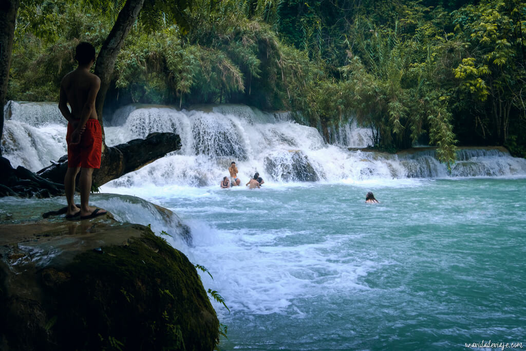 kuang si waterfalls luang prabang