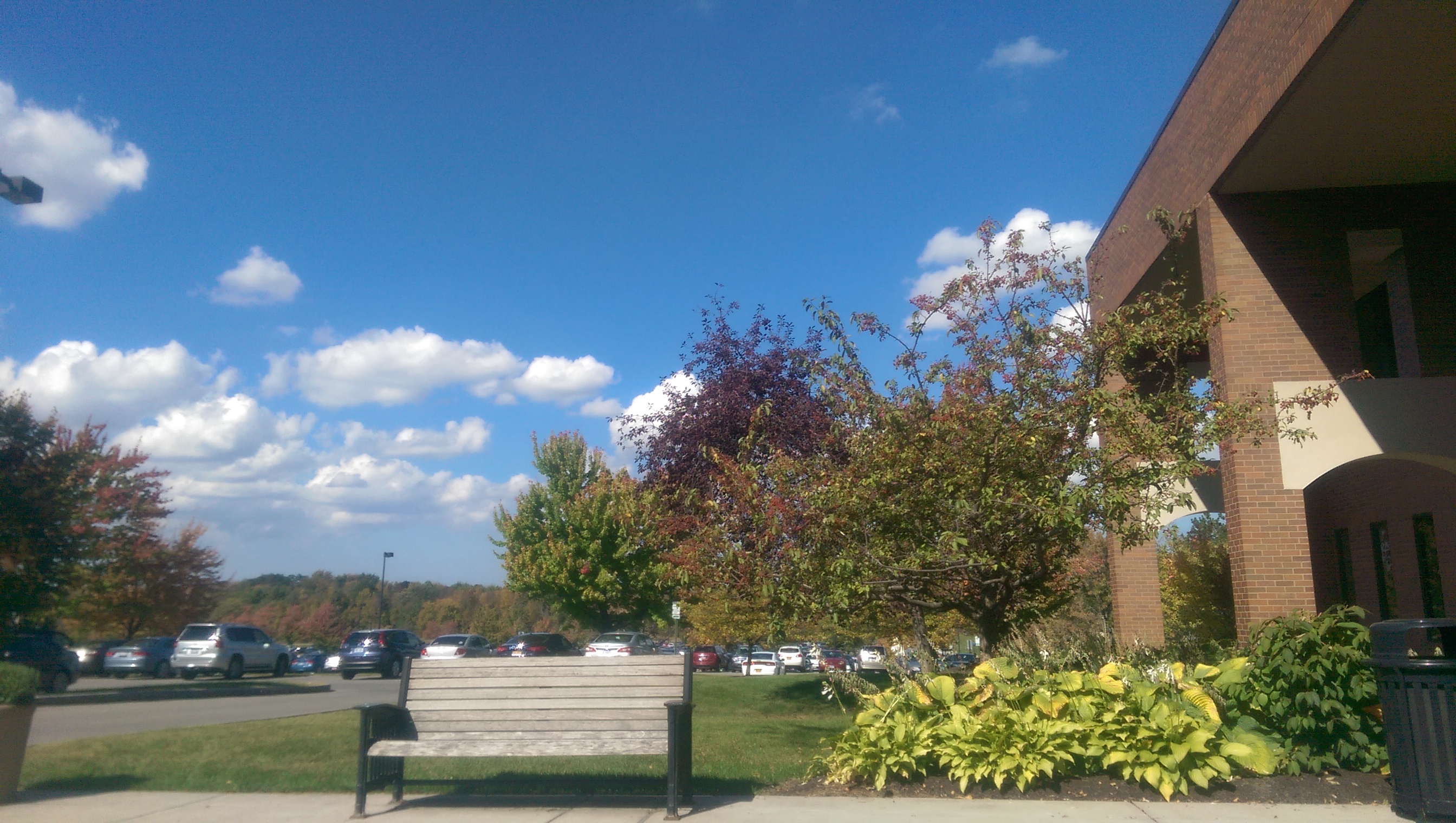 Outside on a beautiful day at RIT