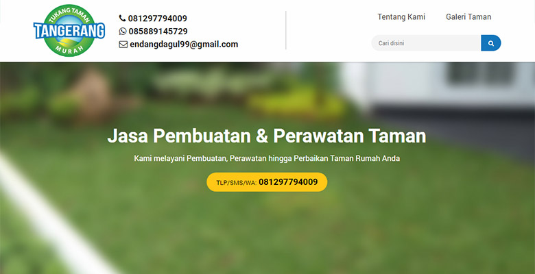 Website Tukang Taman Tangerang