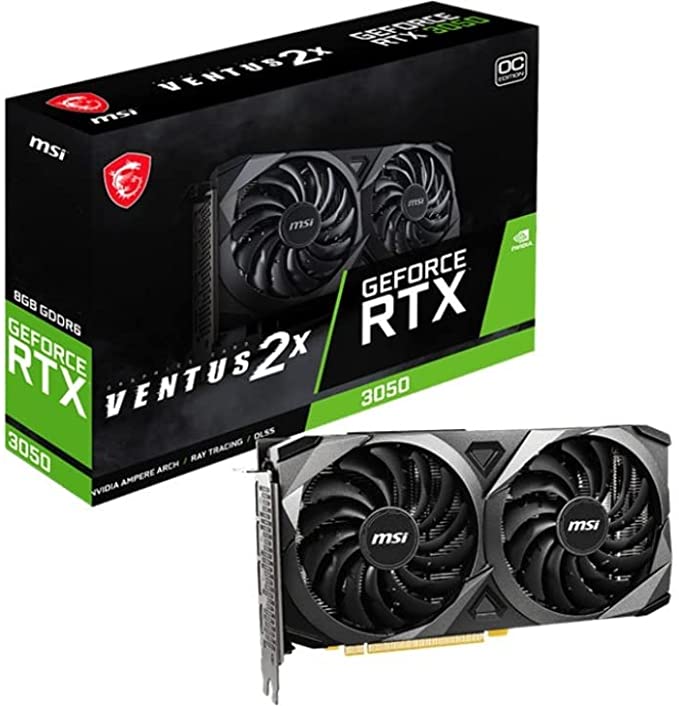 MSI Gaming GeForce RTX 3050 8GB GDRR6