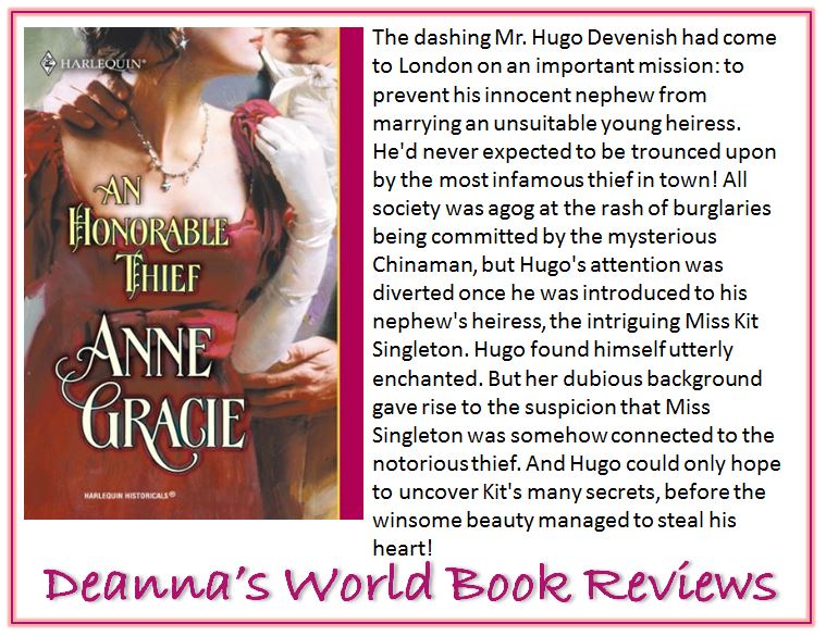 An Honorable Thief by Anne Gracie blurb