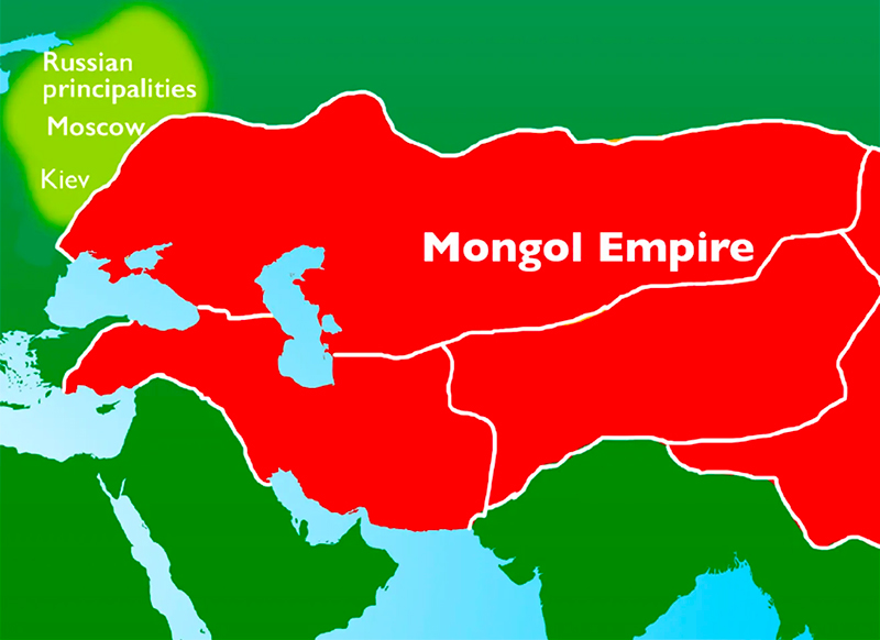 Russia-Ukraine War: Map of Mongol rule in Russia