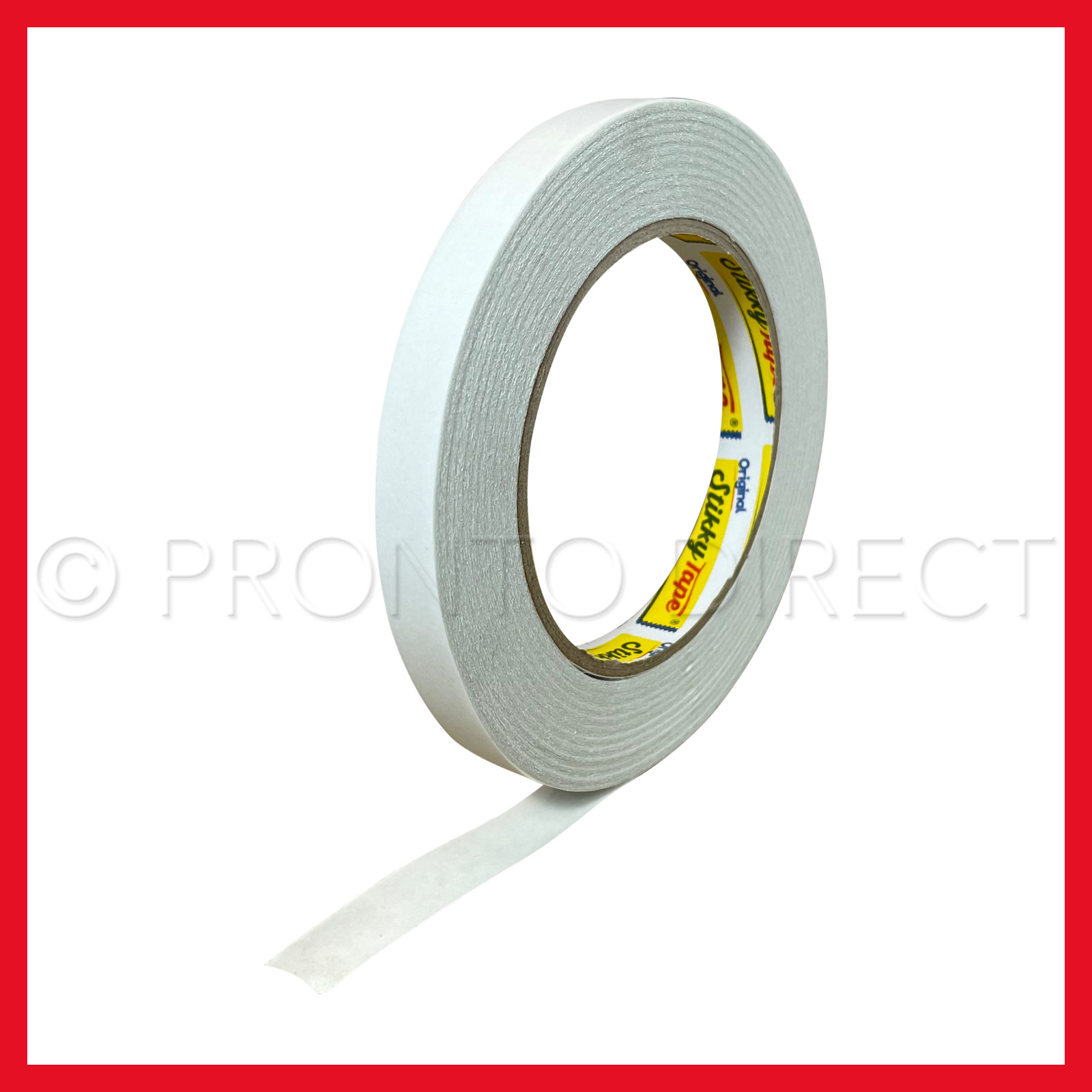 Double Sided Tape Clear Sticky DIY Strong Craft Adhesive 12mm 25mm 50mm 33M REEL - Picture 5 of 10