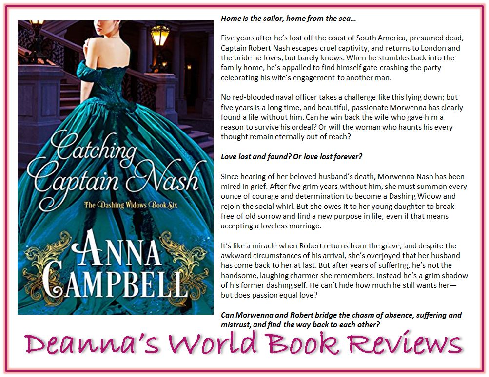 Catching Captain Nash by Anna Campbell blurb