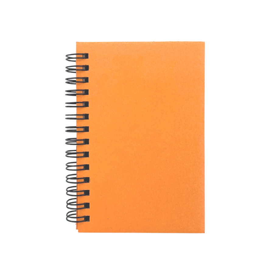 Mini libreta de notas  anaranjado, A6