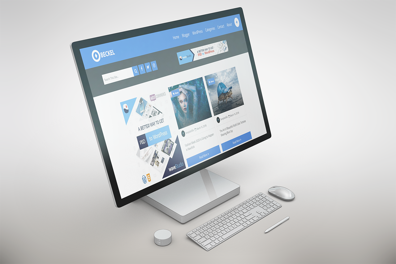 Beckel Blogger Theme