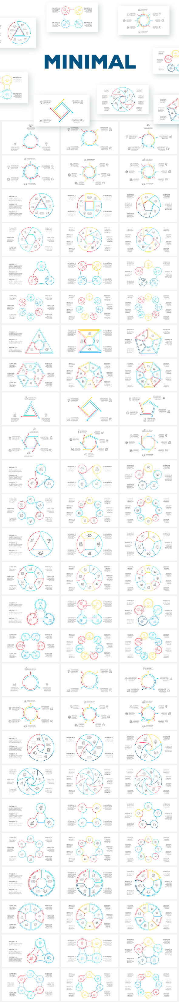 Multipurpose Infographics PowerPoint Templates v.5.4 - 214