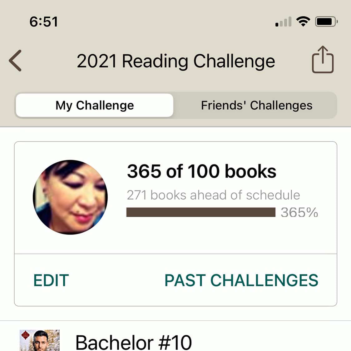 2021 Goodreads reading challenge