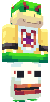 Bowser Jr (clown car in desc.) Minecraft Skin