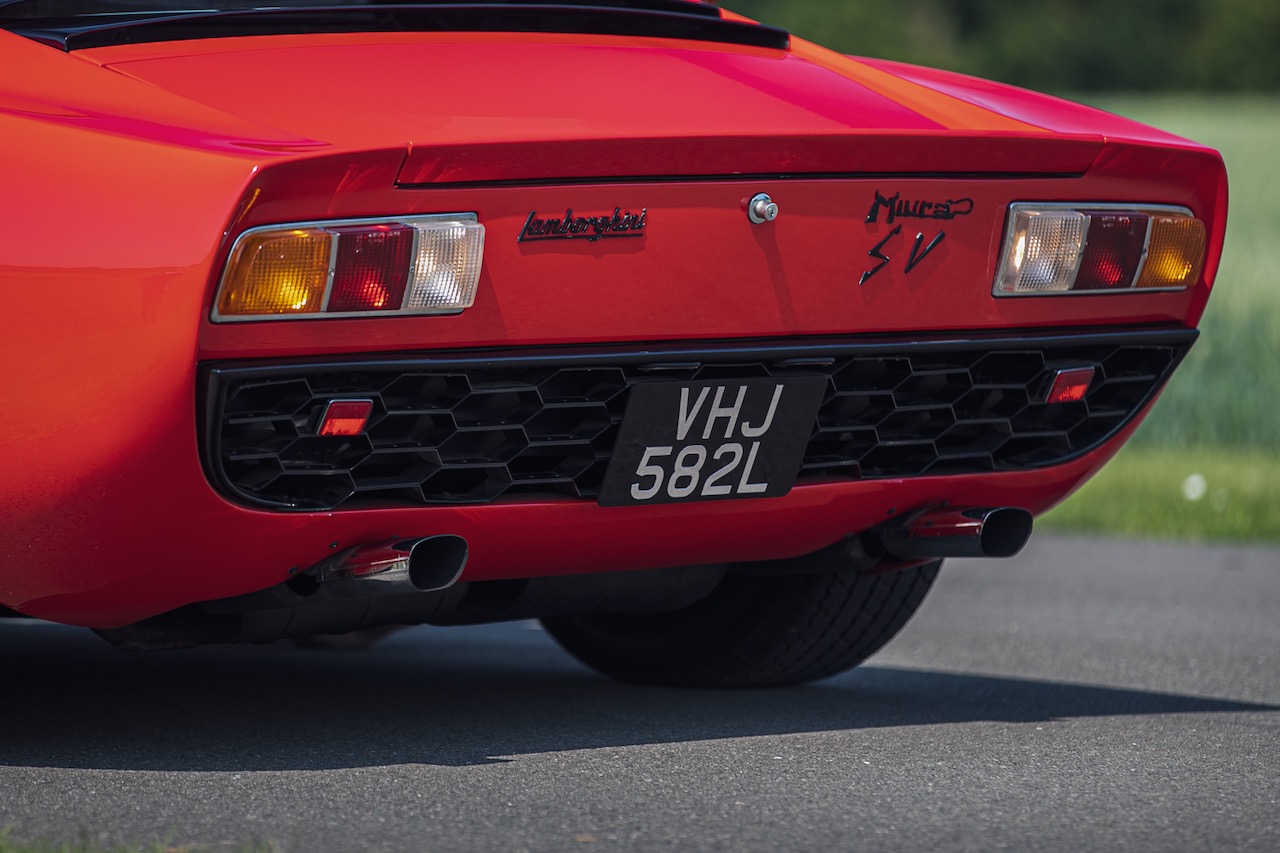 1972 Lamborghini Miura SV headlines at Silverstone Auctions