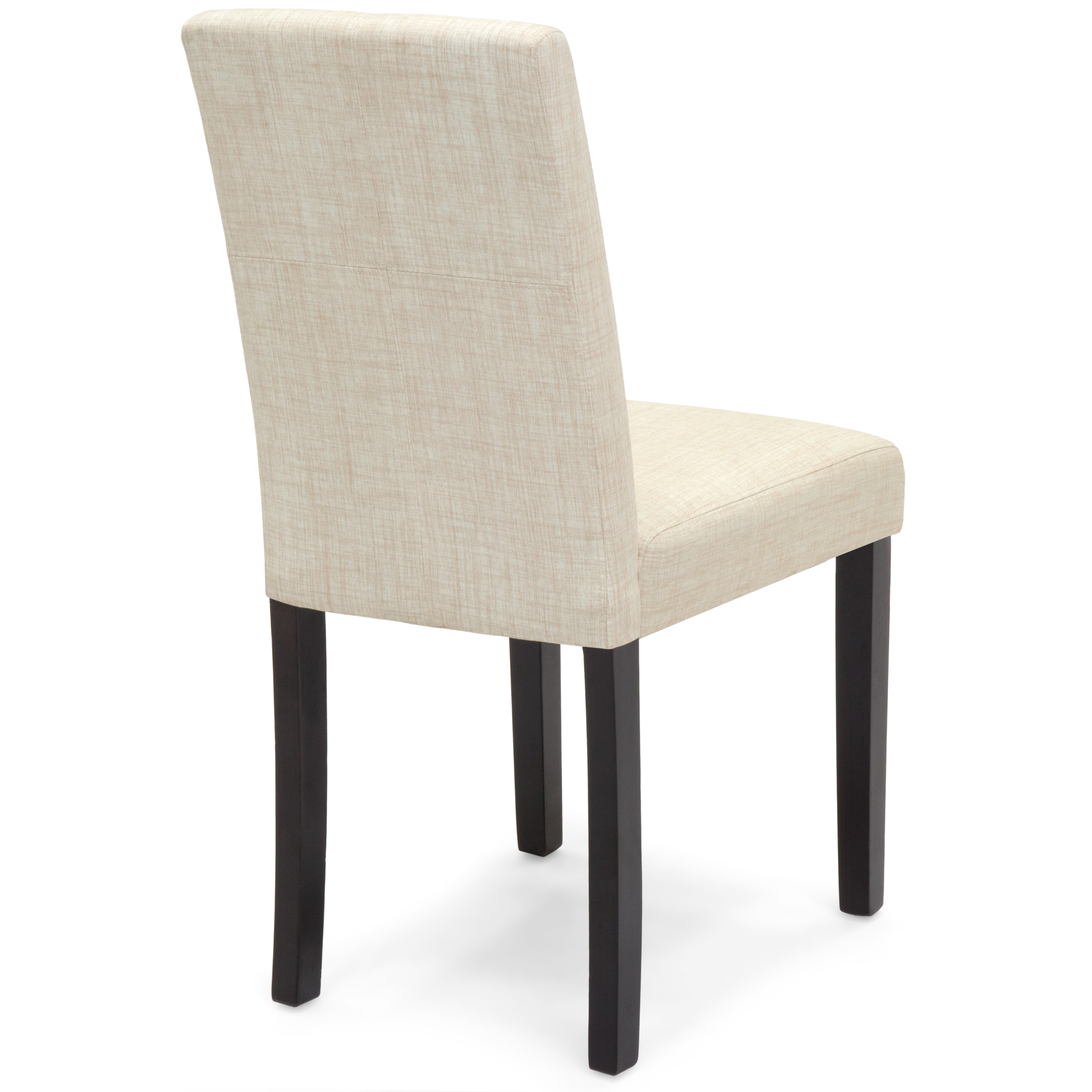 Best Choice Products Set of 2 Fabric Parsons Dining Chairs (Beige