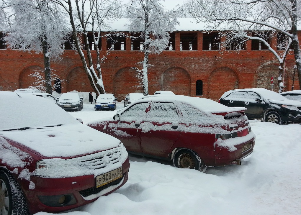 зима, Смоленск