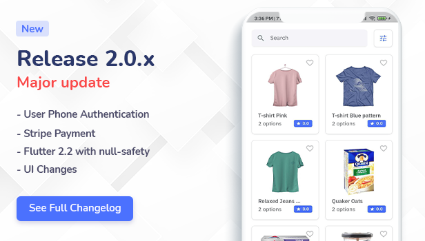 EMall - Flutter Shopping Full App - 1