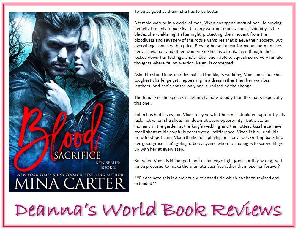 Blood Sacrifice by Mina Carter blurb