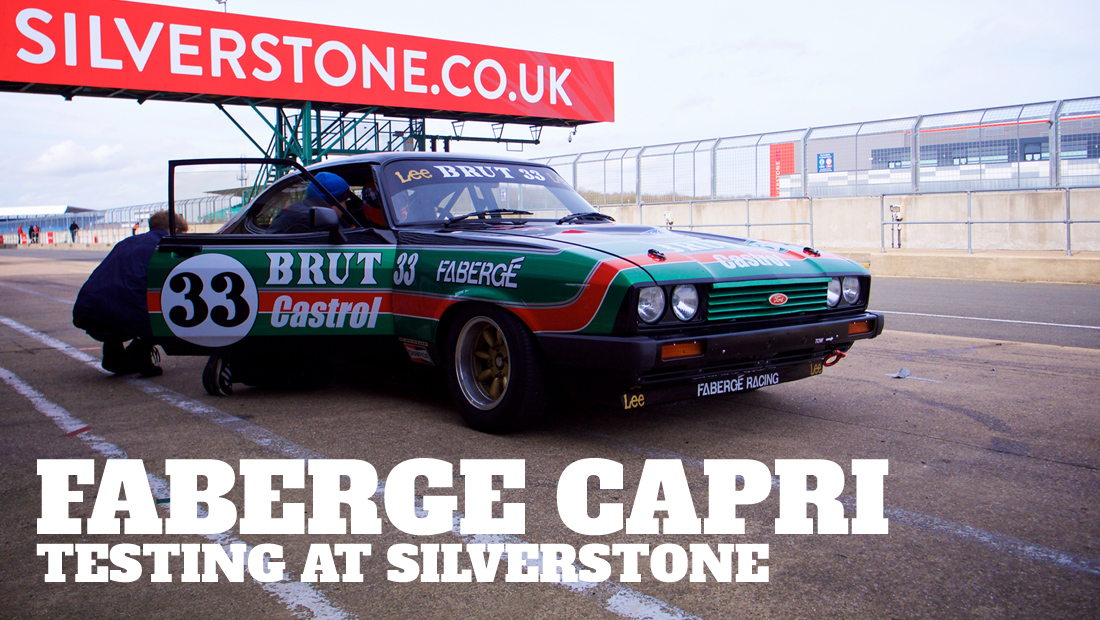 Take to the Road Faberge Capri Testing at Silverstone