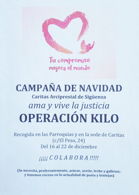 Cartel anunciador de Operación Kilo