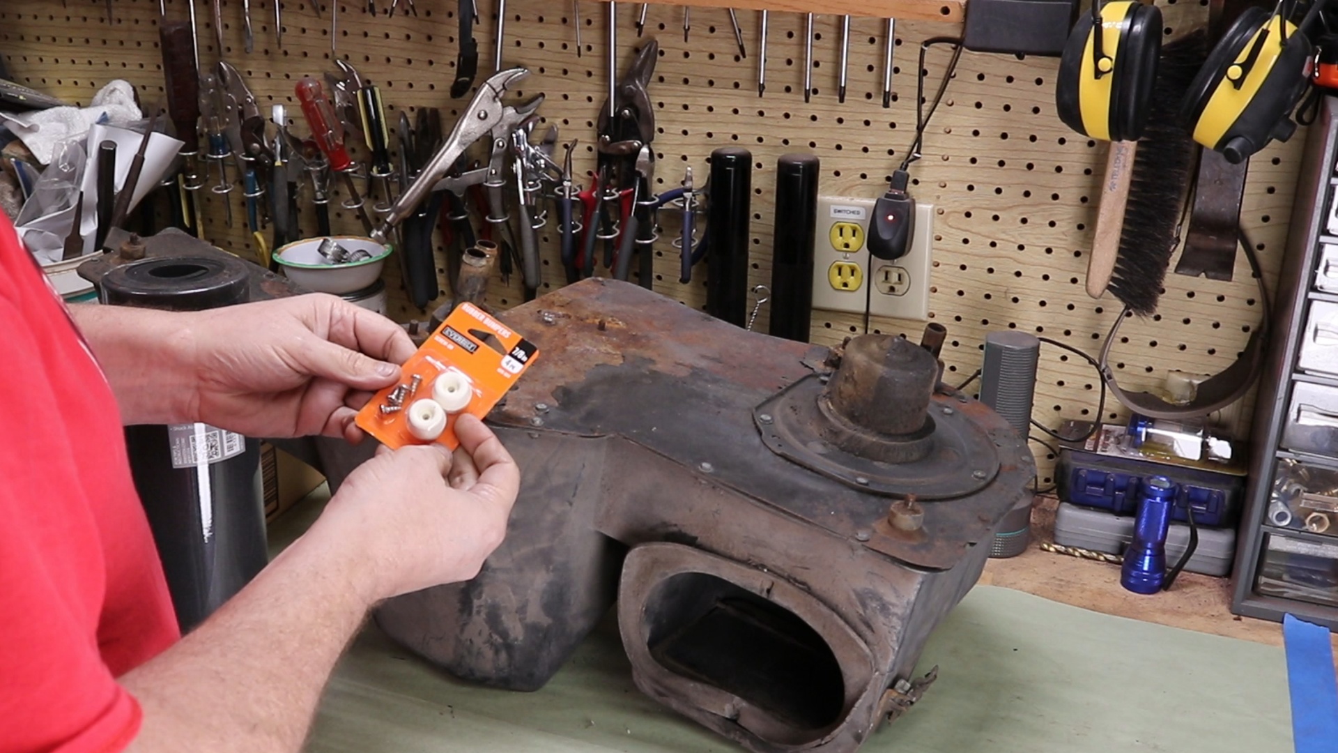 CJ7 Heater Box and Fresh Air Duct Restoration (video/photos/video/foam