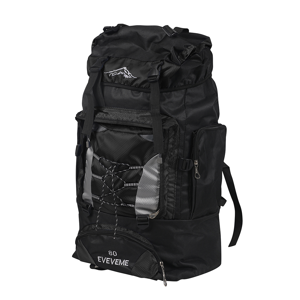 TopSellers-Military Backpack - Tactical 80L Waterproof Hiking & Camping Gear