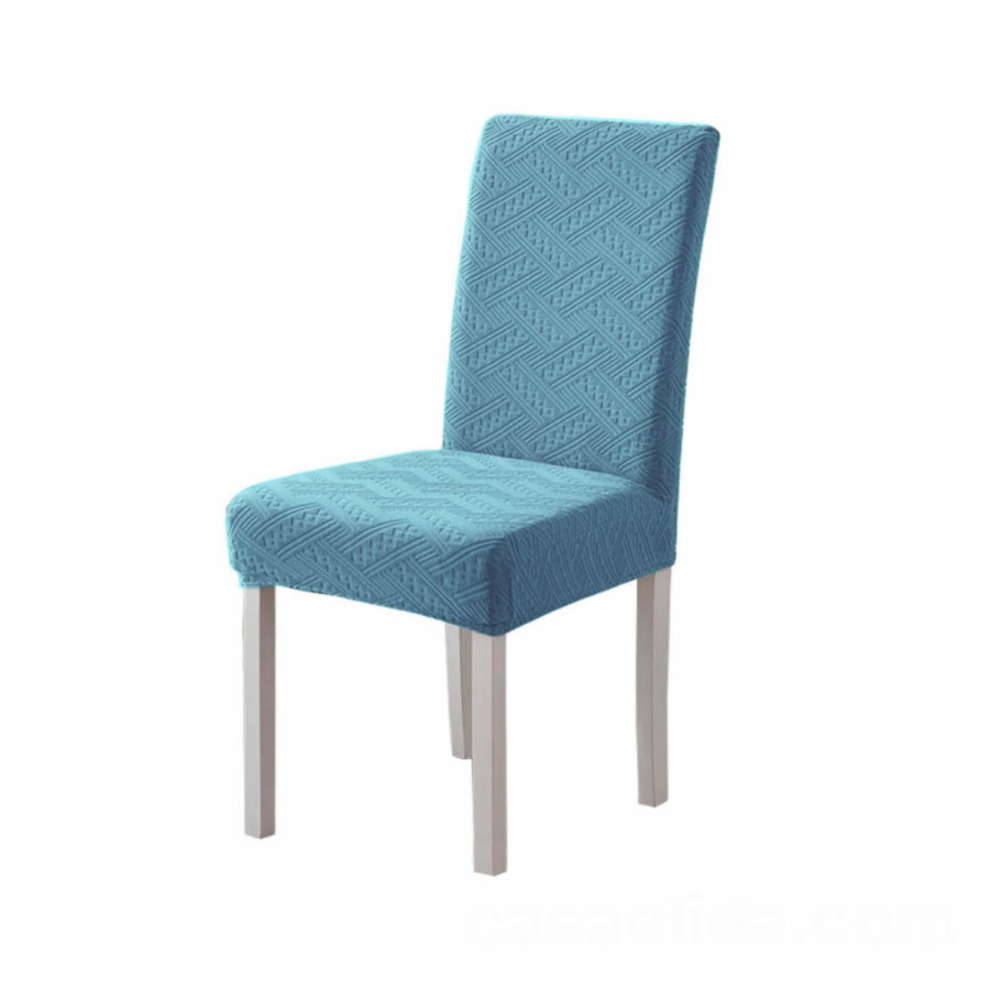 Funda para silla ajustable poliéster, turquesa