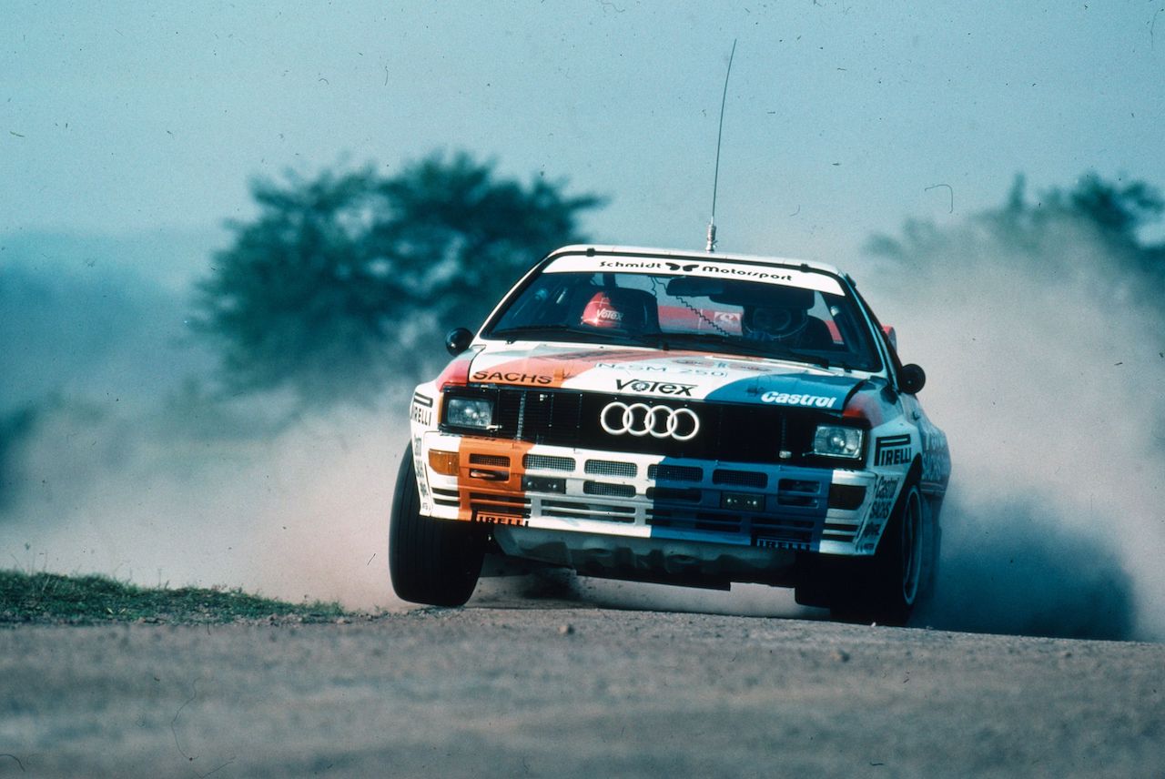 Audi UK Rally Team recall iconic game changing Audi quattro
