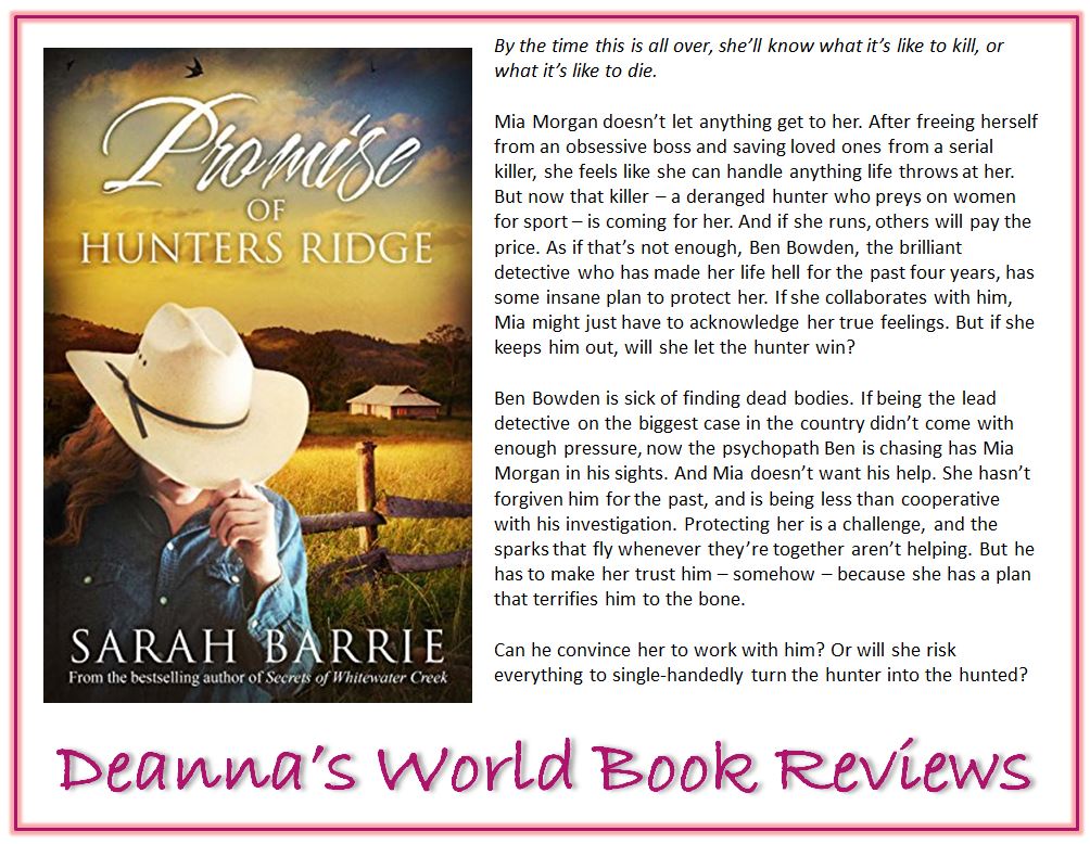 Promise of Hunters Ridge by Sarah Barrie blurb