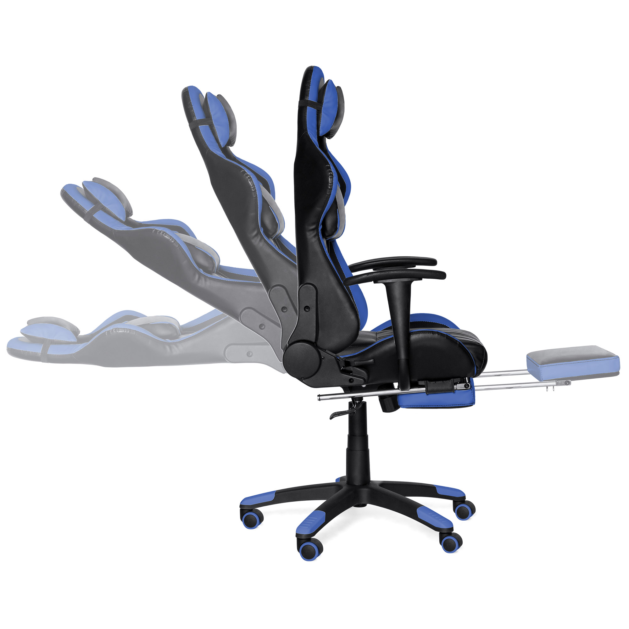 Bcp Ergonomic Swivel Reclining Office Gaming Chair W
