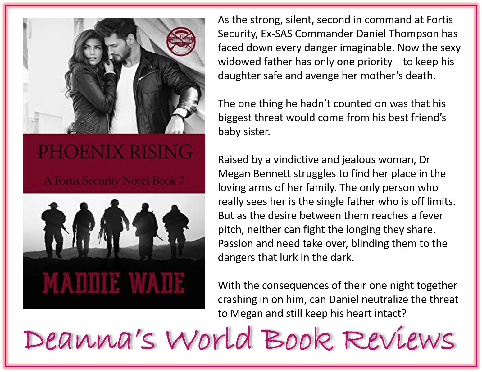 Phoenix Rising by Maddie Wade blurb