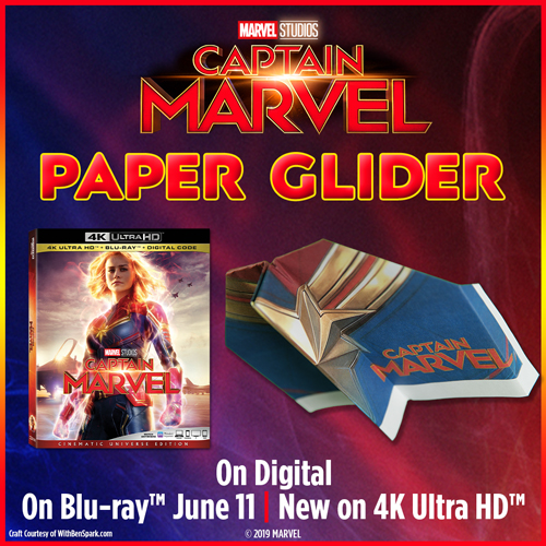 Celebrate CAPTAIN MARVEL Release 6/11 on Blu-Ray, DVD, and 4K 1