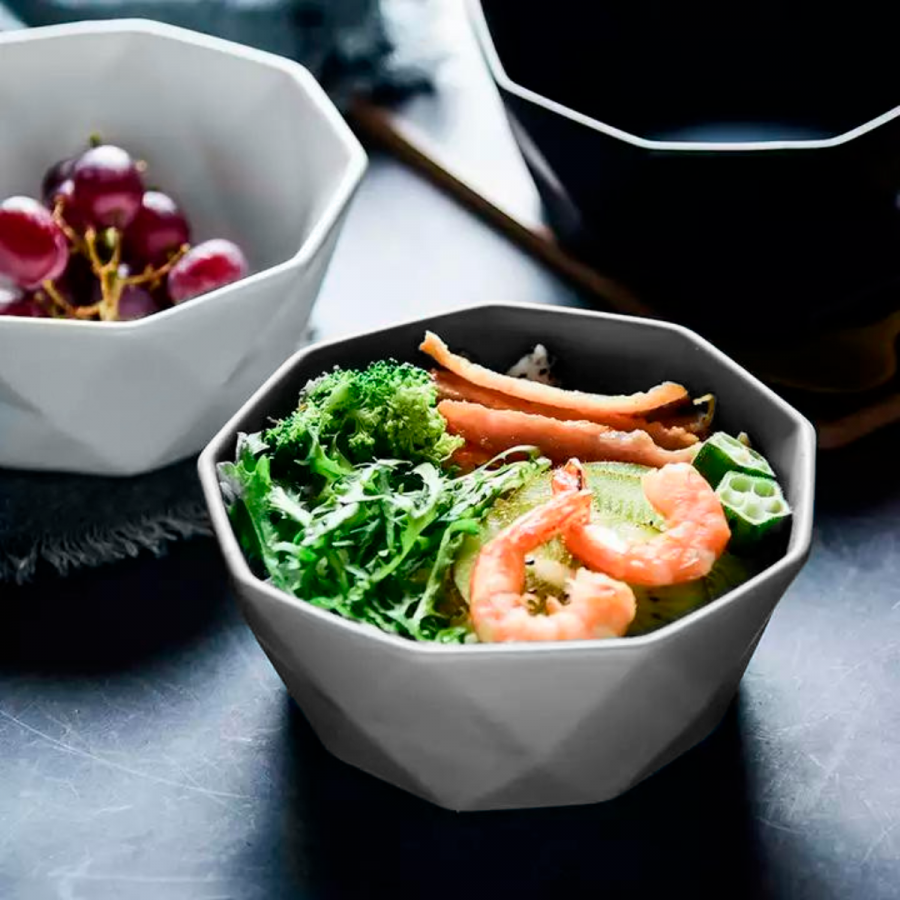Bowl gris, 9xØ22cm