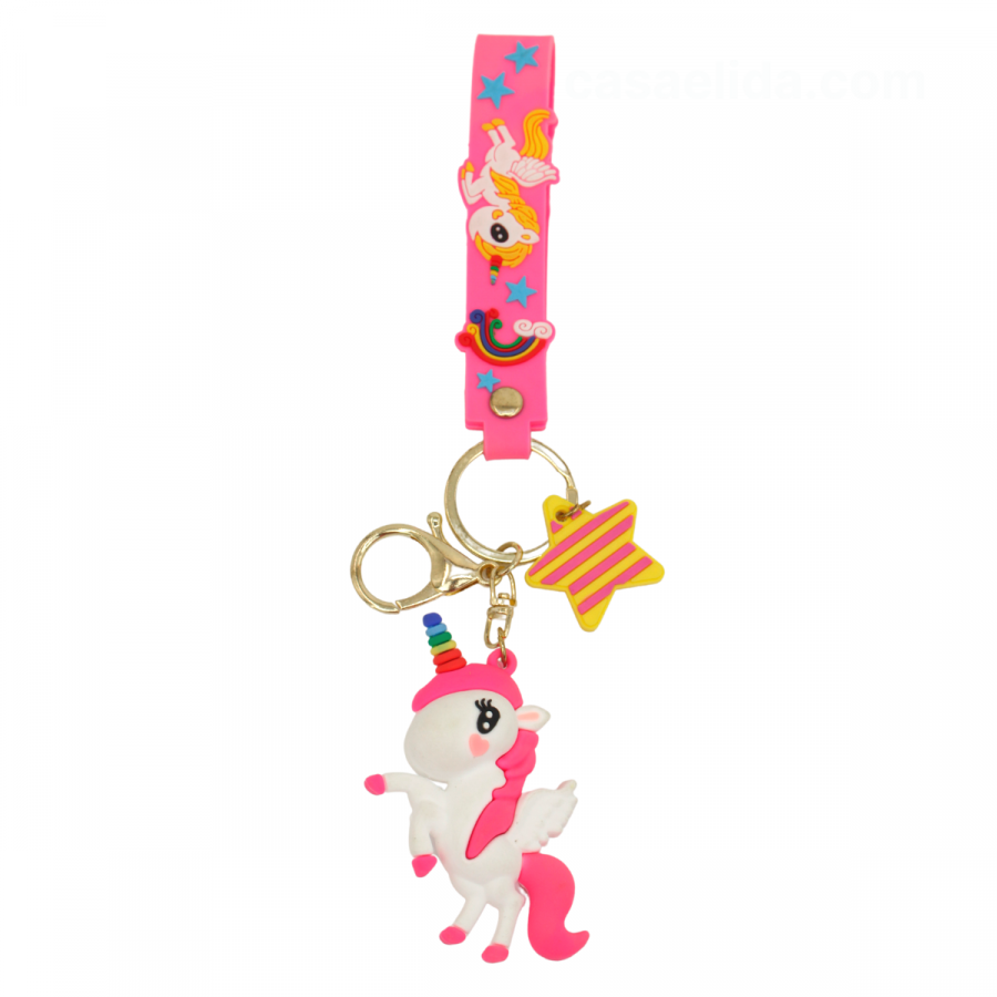 Llavero de my little pony fucsia, 22cm