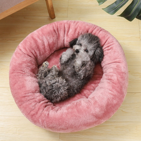 Cama para mascota rosado, 12xØ54cm