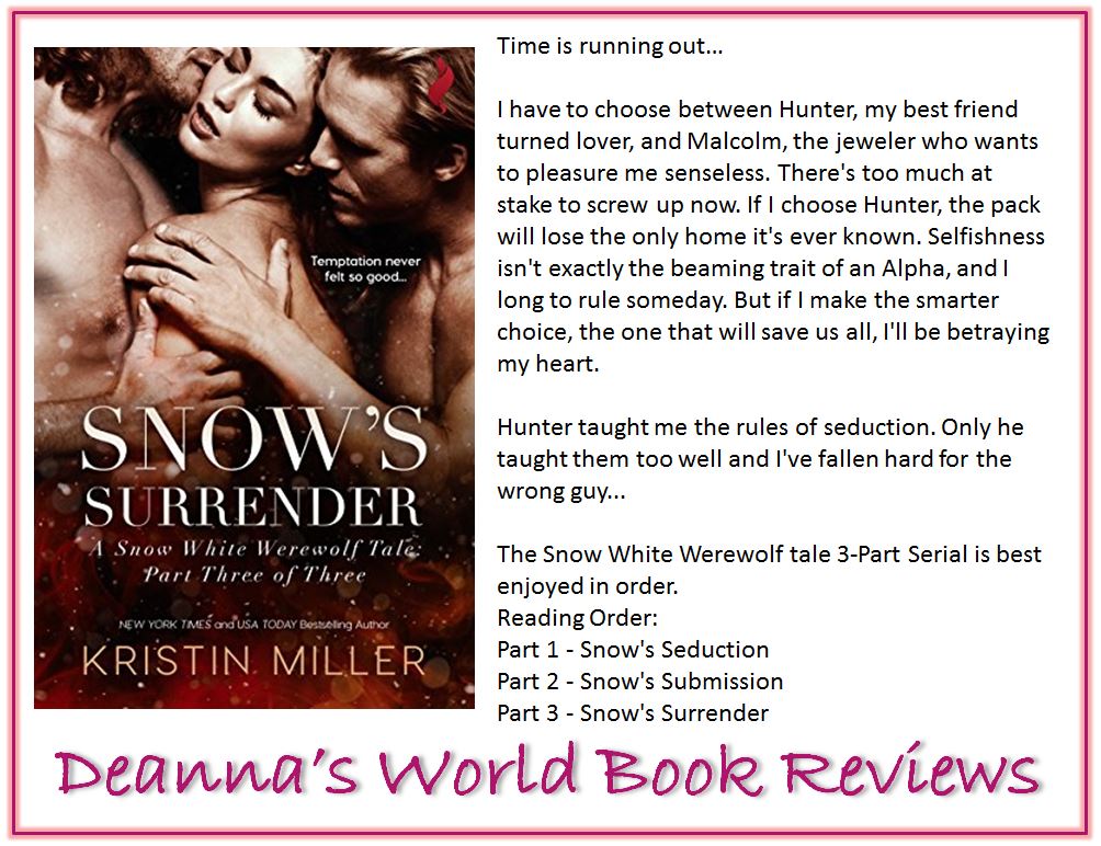 Snow's Surrender by Kristin Miller blurb