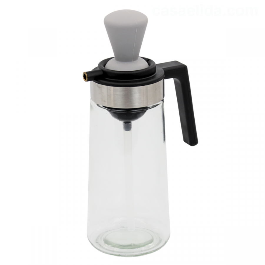 Dispensador de aceite en spray negro, 550ml