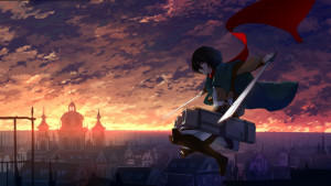 Wallpaper Attack On Titan Mikasa Ackerman 287