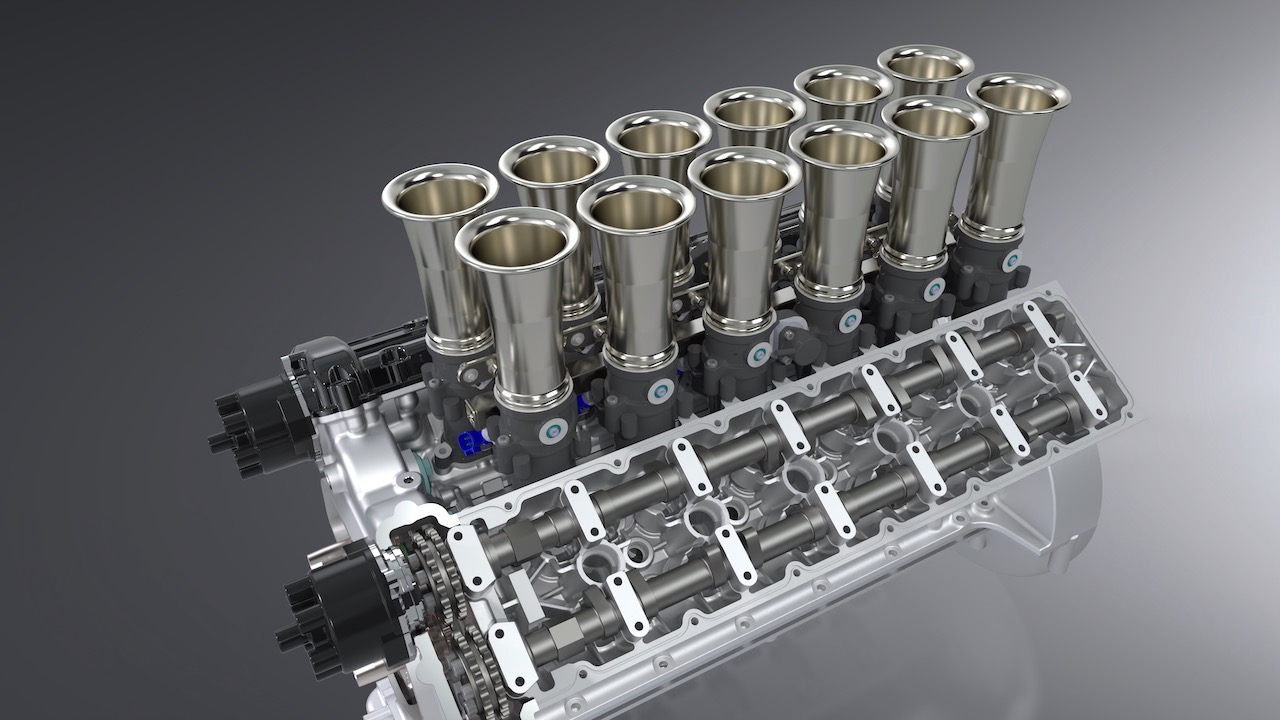 GTO Engineering reveals Squalo V12 engine details