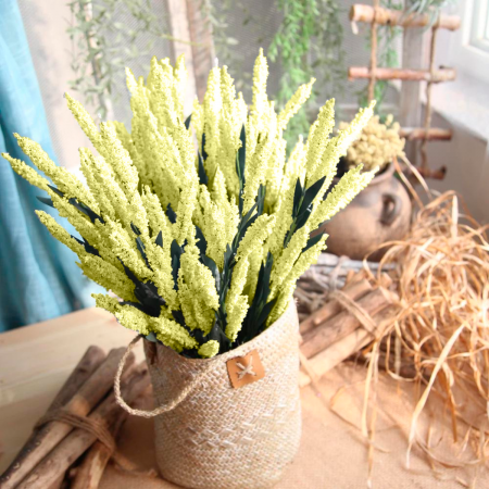 Lavanda artificial amarillo, 64cm