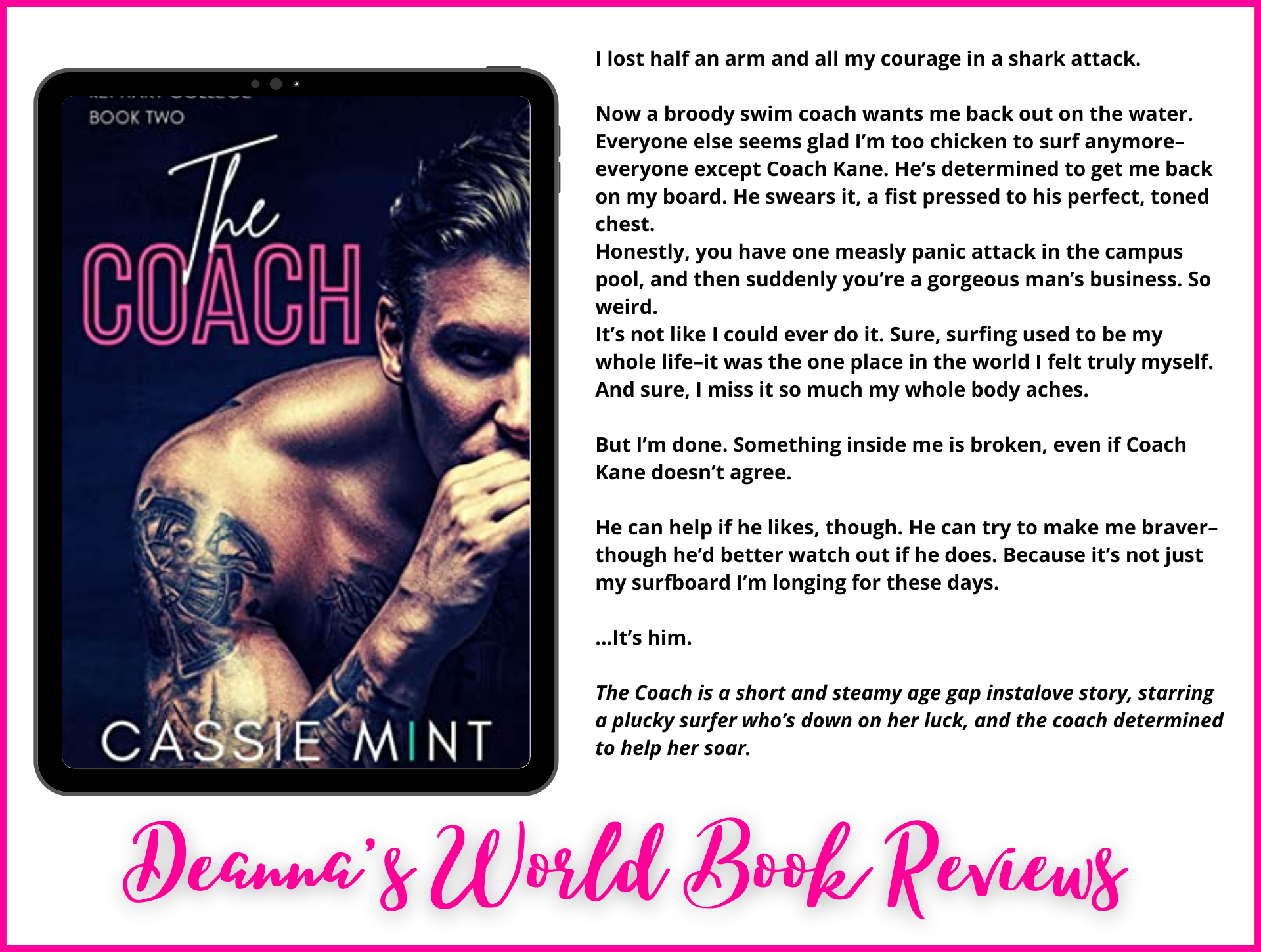 The Coach by Cassie Mint blurb