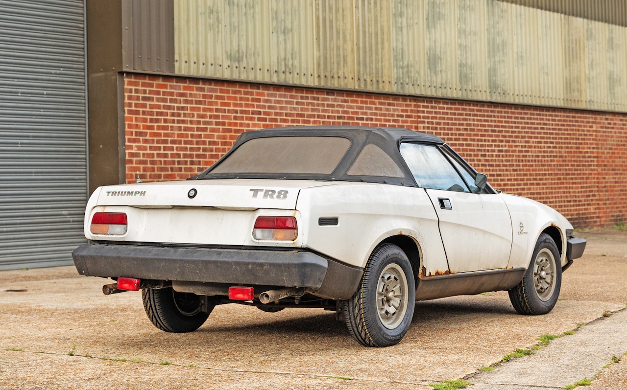 Unregistered pre-production Triumph TR8 with 73 miles heads to auction