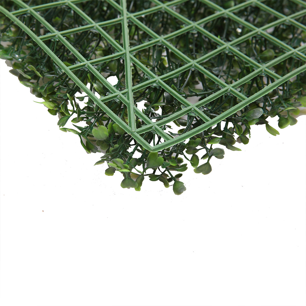 10 x Marlow Artificial Hedge Grass Boxwood Garden Green Wall Mat Fence Outdoor