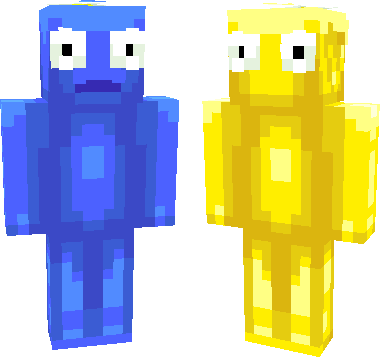 Red Pikmin (blue and yellow in desc). Minecraft Skin