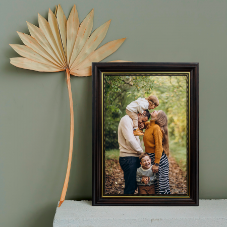 Marco foto café, 35x26cm, madera mdf